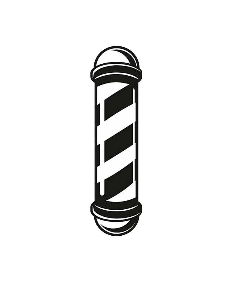 Black And White Barber Pole