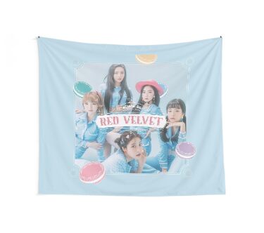 Red Velvet "Cookie Jar" Wall Tapestry
