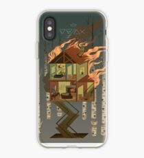 Vinilo o funda para iPhone Casa en llamas