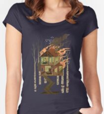 Maison en feu T-shirt échancré