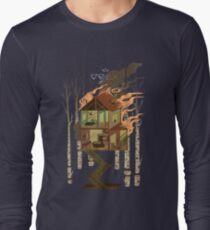 Camiseta de manga larga Casa en llamas