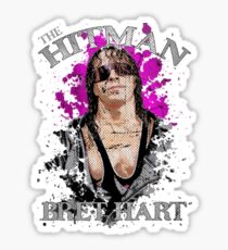 Bret Hart The Hitman Wrestling Legend Sticker