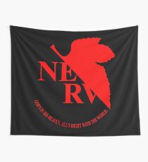 Neon Genesis Evangelion NERV Logo Wall Tapestry