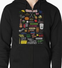 Wie ich deine Mutter traf Hoodie mit Reißverschluss
