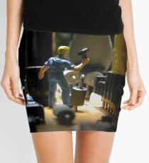 Infestation- penguin Mini Skirt