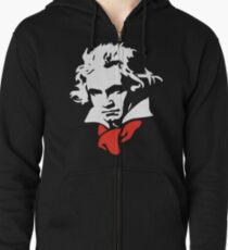 Sudadera con capucha y cremallera Ludwig van Beethoven
