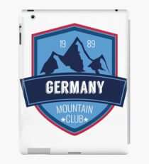 Germany Europe mountains blue iPad Case/Skin