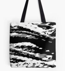 Schwarz und weiß Tote Bag