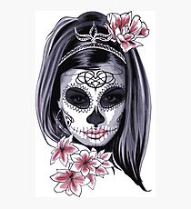 Creepy detailed mask - gift idea Photographic Print