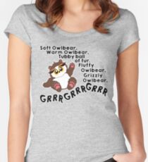 Soft Owlbear - Grrr Grrr Grrr Women's Fitted Scoop T-Shirt