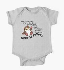 Soft Owlbear - Grrr Grrr Grrr One Piece - Short Sleeve