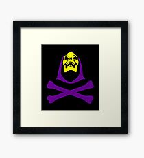 Skeletor, skull and crossbones Framed Print