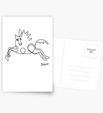 Pablo Picasso Horse Artwork Shirt, Sketch Reproduction Postcards