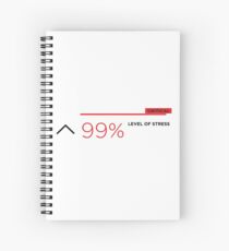 99% stress Spiral Notebook