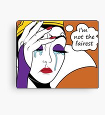Villain World Problems - Not Fair Canvas Print