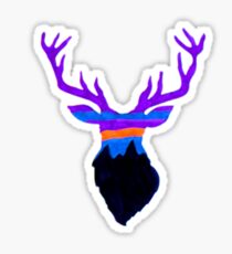 patagonia antlers Sticker