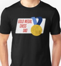 Chess Dad Gold Medal Award Gift Unisex T-Shirt