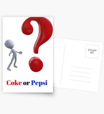 Soft drinks Postcards