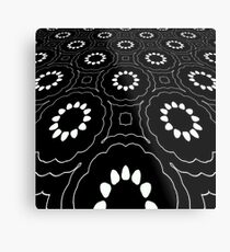 Noir et blanc Metal Print