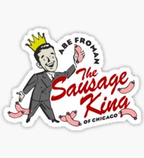 Abe Froman, Sausage King Of Chicago, Vintage 1986 T Shirt, Original Retro Design Sticker