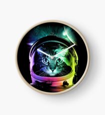 Astronaut Cat V.II Clock