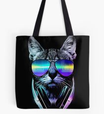 Musikliebhaber Katze Tote Bag