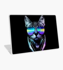 Music Lover Cat Laptop Skin