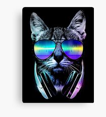 Lienzo Music Lover Cat