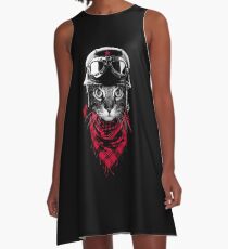 Adventurer Cat A-Line Dress