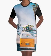 Vestido camiseta Combi van surf
