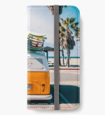 Combi van surfen iPhone Flip-Case/Hülle/Klebefolie