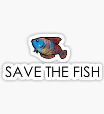 Save the fish Sticker