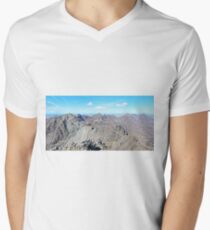 The Black Cuillin From Sgurr Alasdair V-Neck T-Shirt
