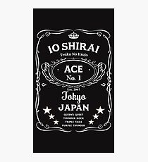 Io Shirai Whisky Label Photographic Print