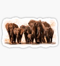 elephants Sticker