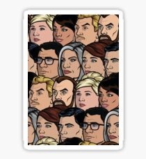 Archer Characters Sticker
