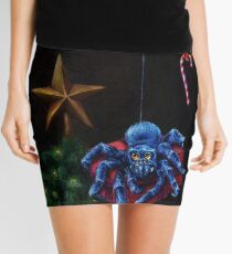 Christmas Spiders Mini Skirt