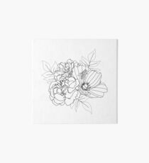 Floral Arrangment Art Board Print