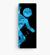 Portal - Blue half Canvas Print