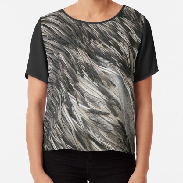 Ostrich Chiffon Top