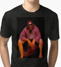 Dude from Big Lebowski – painting Tri-blend T-Shirt