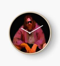 Dude from Big Lebowski – painting Clock