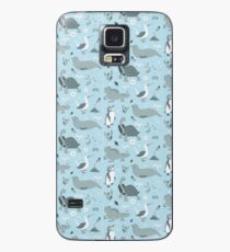 Galapagos Pattern Blue Case/Skin for Samsung Galaxy