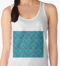 Lavender Vintage Damask Pattern Women's Tank Top