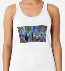 Muppets Haunted Mansion Stretching Room Portraits Women's Tank Top