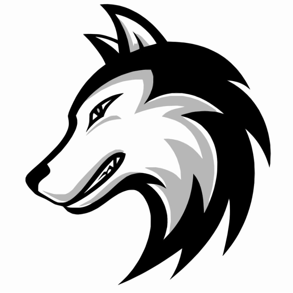 Прозрачный логотип волка