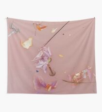 Harry Styles - pink flowers Wall Tapestry