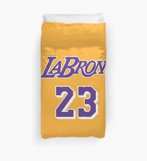 LaBron Jersey script 1 Duvet Cover
