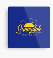 Sunnydale SIgn Metal Print