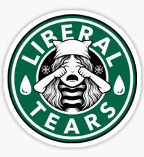 Liberal Tears Brand Coffee Sticker